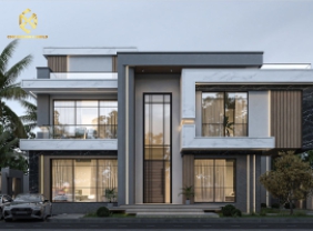 Mẫu thiết kế biệt thự hiện đại sân vườn