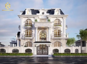 Mẫu thiết kế biệt thự hiện đại sân vườn