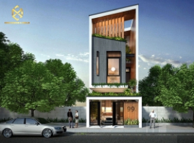 Mẫu thiết kế biệt thự hiện đại sân vườn