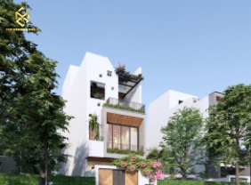 Mẫu thiết kế biệt thự hiện đại sân vườn