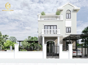 Biệt thự xanh hiện đại tại Aqua city